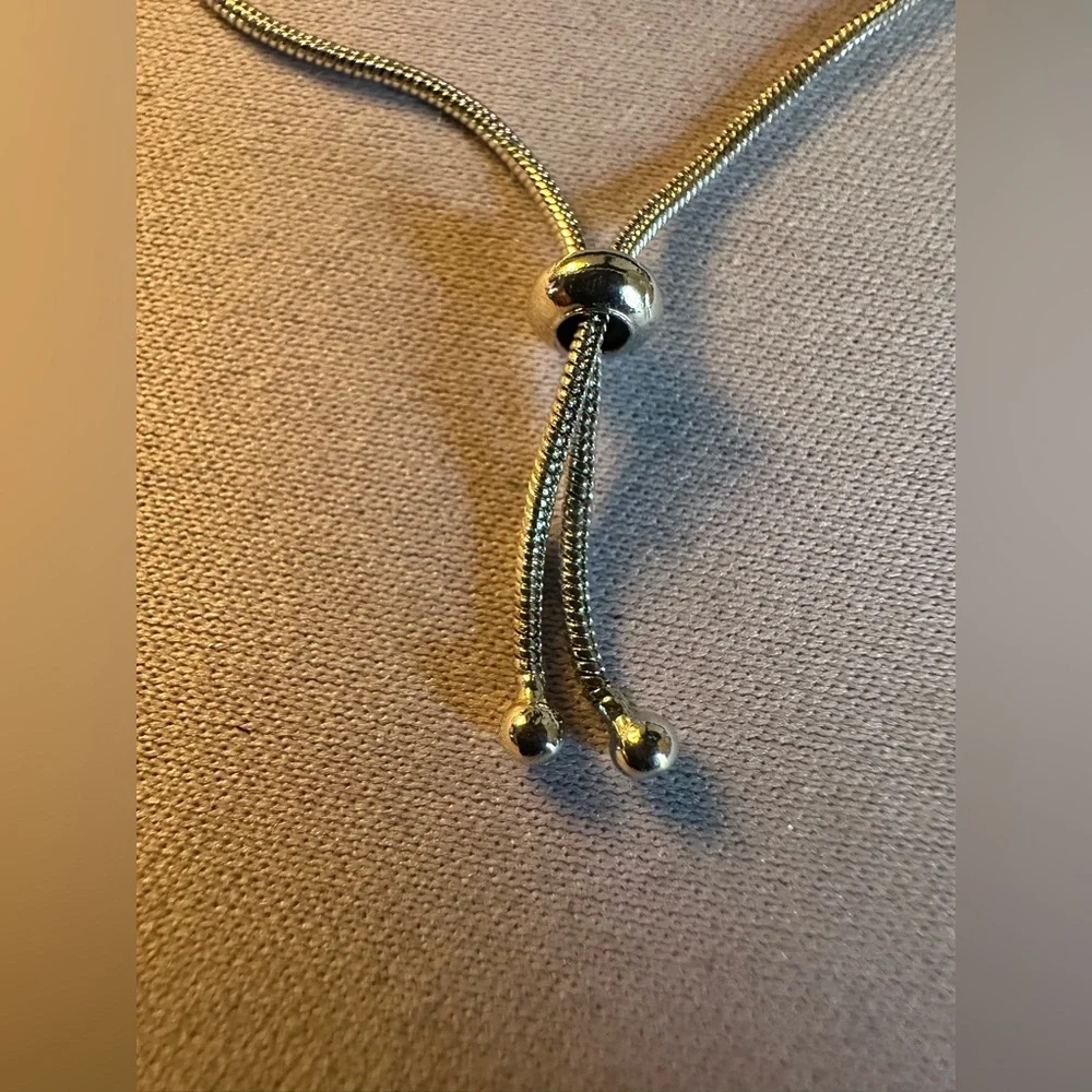 Silver Bolo Style Bracelet - Picture 8 of 8